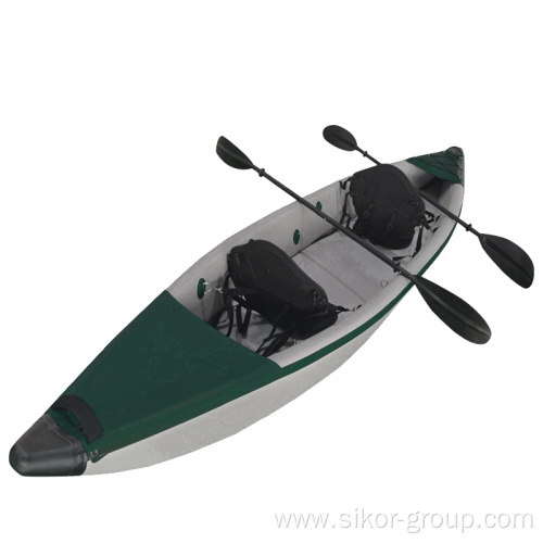 Popular Inflatable see through kayak kayak inflabl con pedal sit on top kayak cart